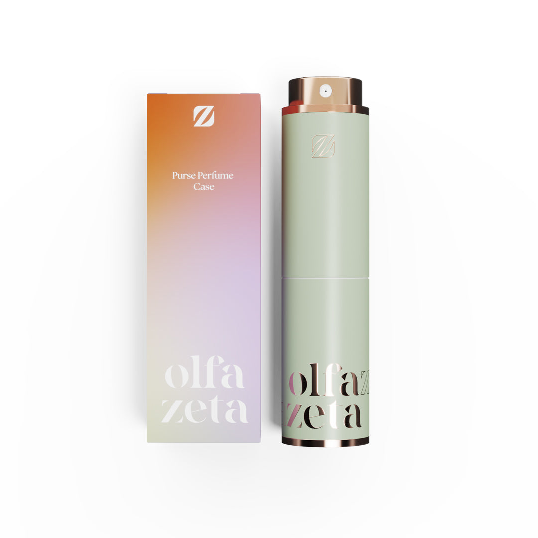 Purse perfume case - Modern Green