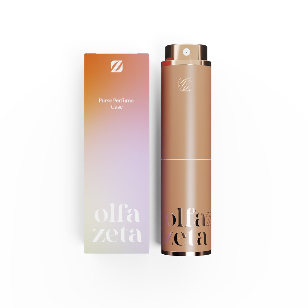 Purse perfume case - Modern Orange