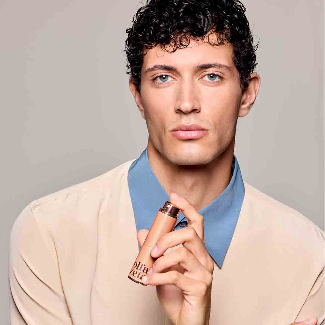 Purse perfume case - Modern Orange